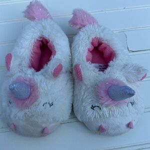 kids‎ unicorn slippers size 6-7